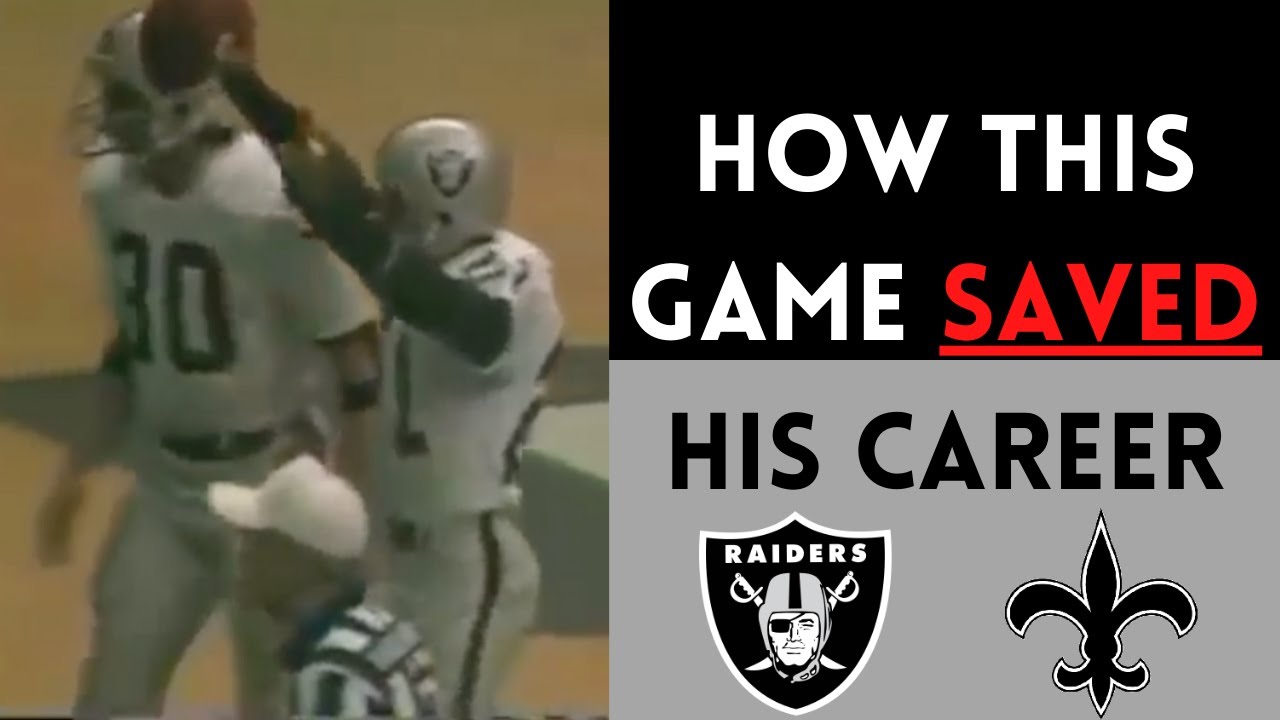 The Game That SAVED Cliff Branch's CAREER | Raiders @ Saints (1979)