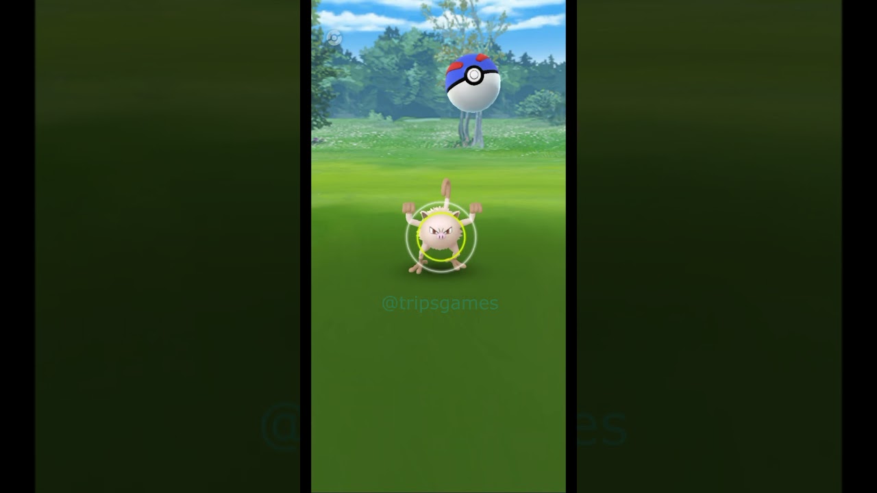 Catching Mankey | #pokemongo #mankey #tripsgames
