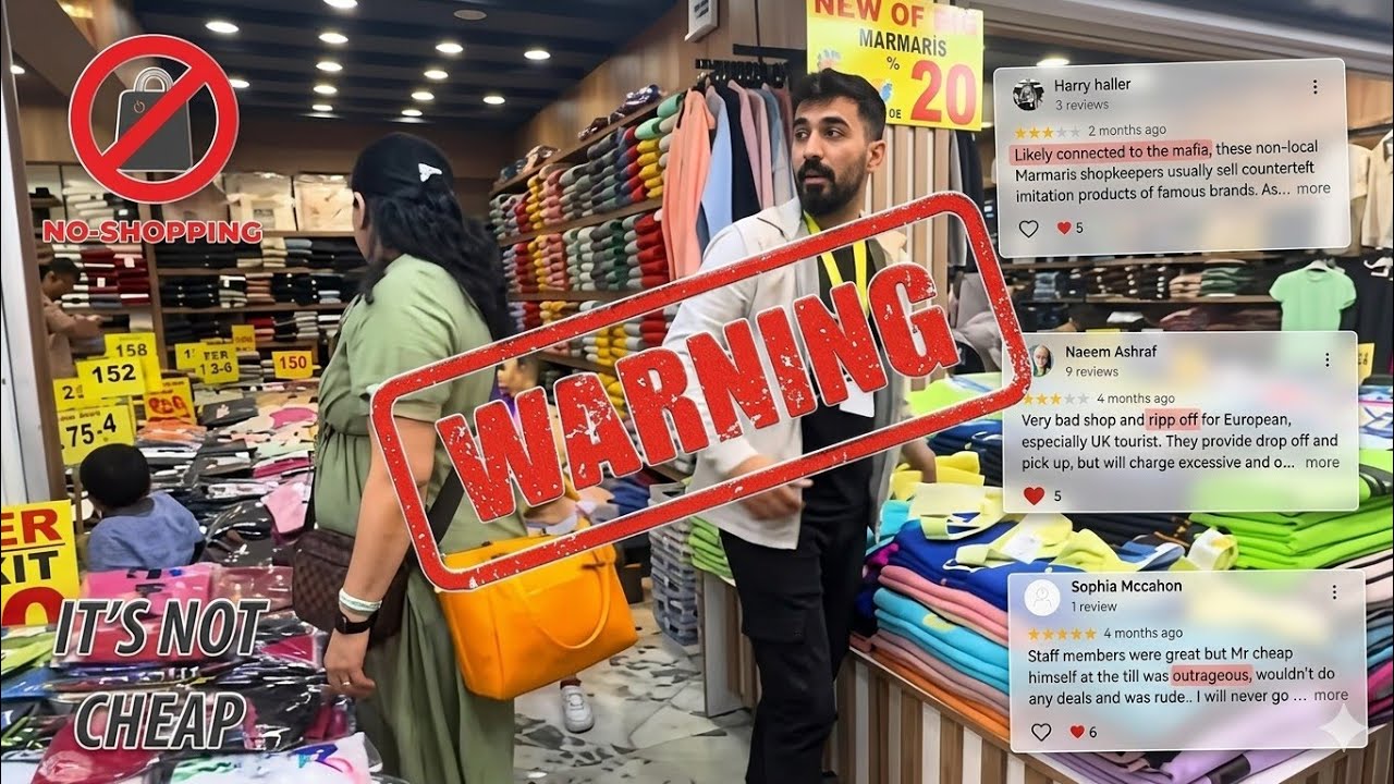 AVOID SHOPPING HERE AT MR CHEAP ICMELER MARMARIS TURKEY 2025