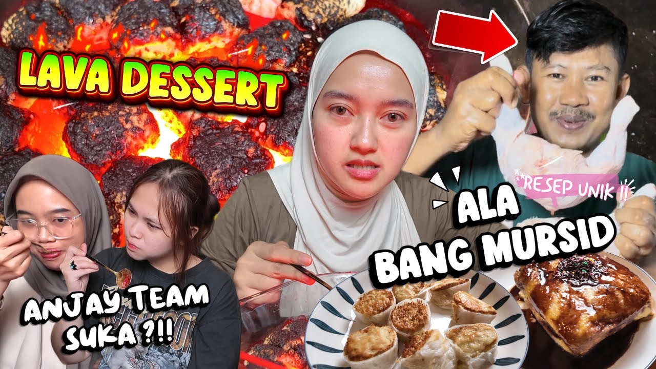 LAVA JADI DESSERT ?!! IKUTIN 3 RESEP ALA BANG MURSID !!