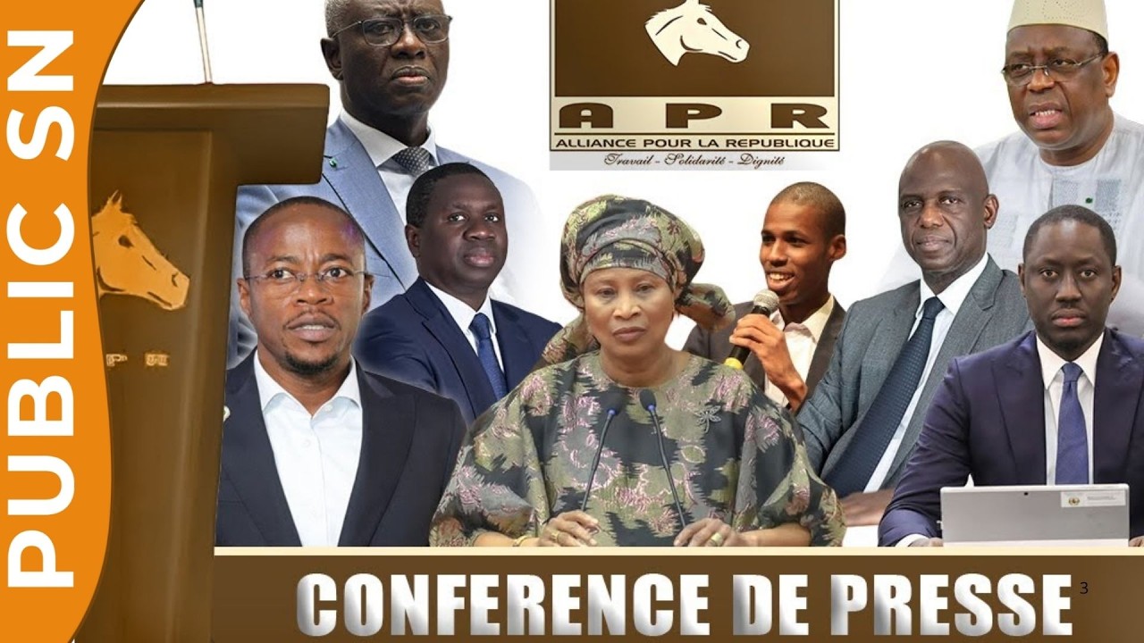 🔴DIRECT - Point de Presse l’APR : Abdou Mbow, Aïssata Tall Sall et Cie répondent Sonko…