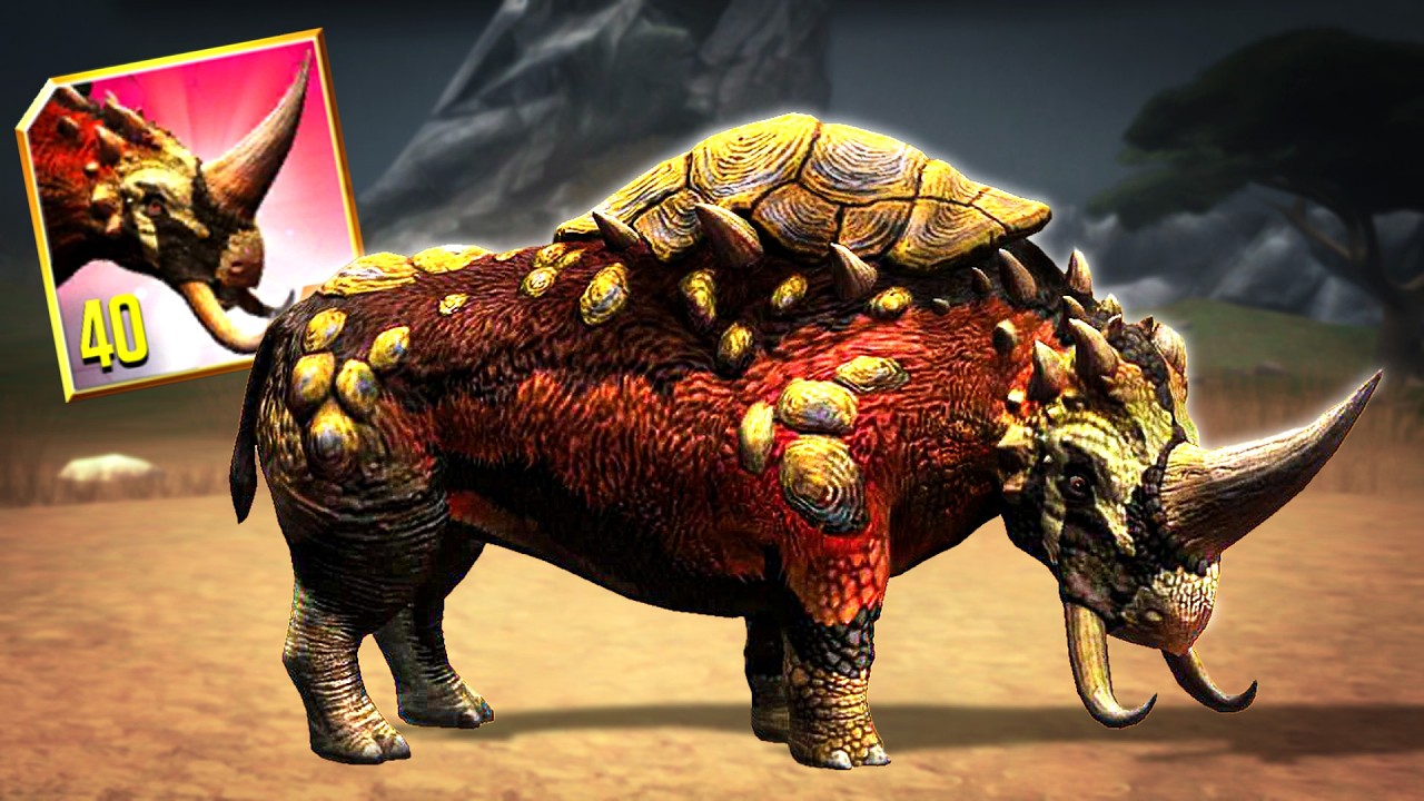 New Super Hybrid Mammolania First Look !!! Jurassic World The Game