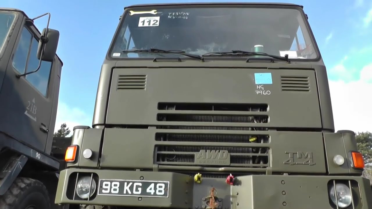 Surplus AWD - BEDFORD TM 4x4 with Atlas Crane at Witham Auction Jan 2014