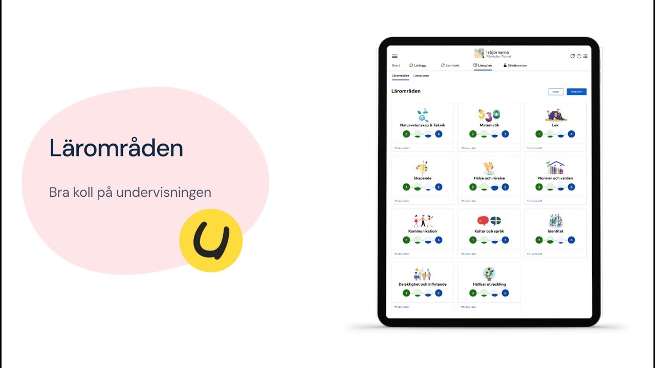 Lärområden - få bra koll på undervisningen