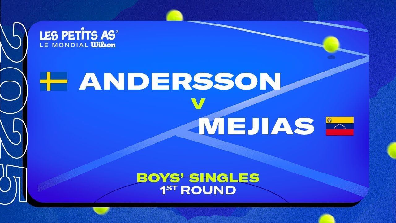 Les Petits As 2025 | Boys Singles R1 | Melker ANDERSSON vs. Ignacio MEJIAS