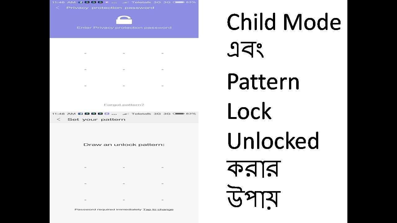 How to Remove Pattern and Child Mode Lock in All Xiaomi Redmi Phones