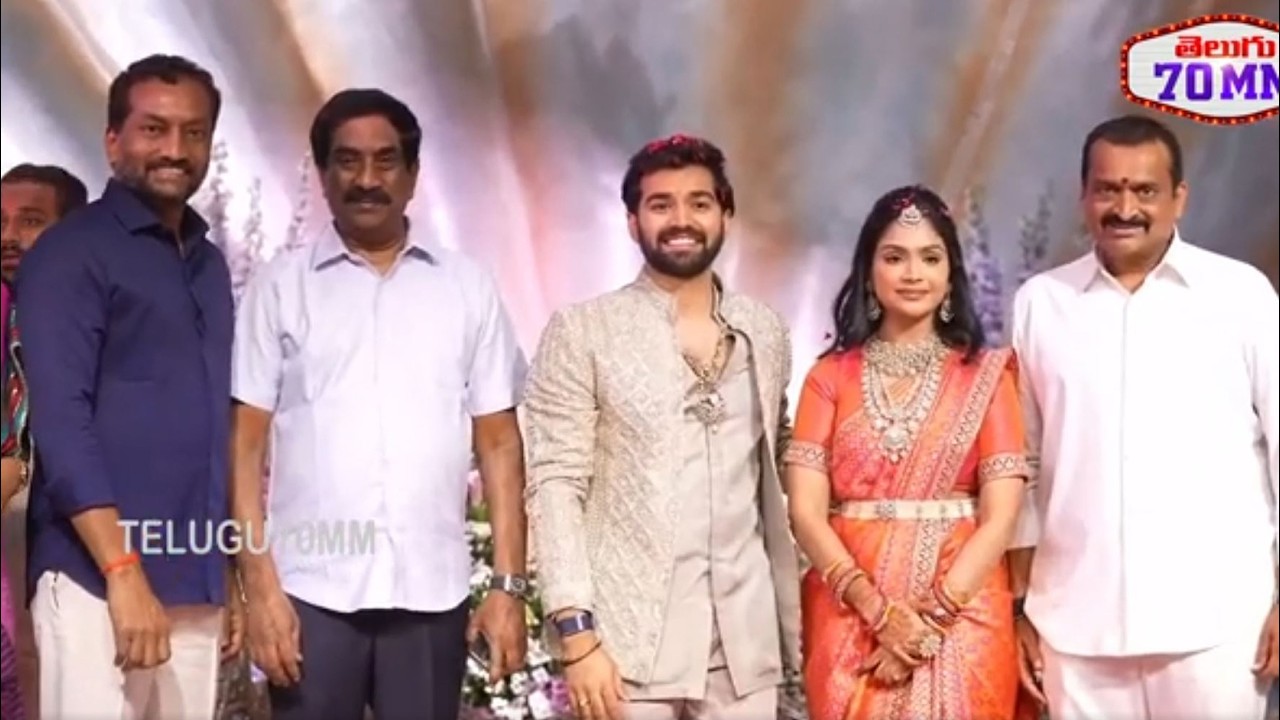 Vemuri Radhakrishna Visuals at  Bandla Ganesh Daughter Engagement Ceremony | Telugu70mm