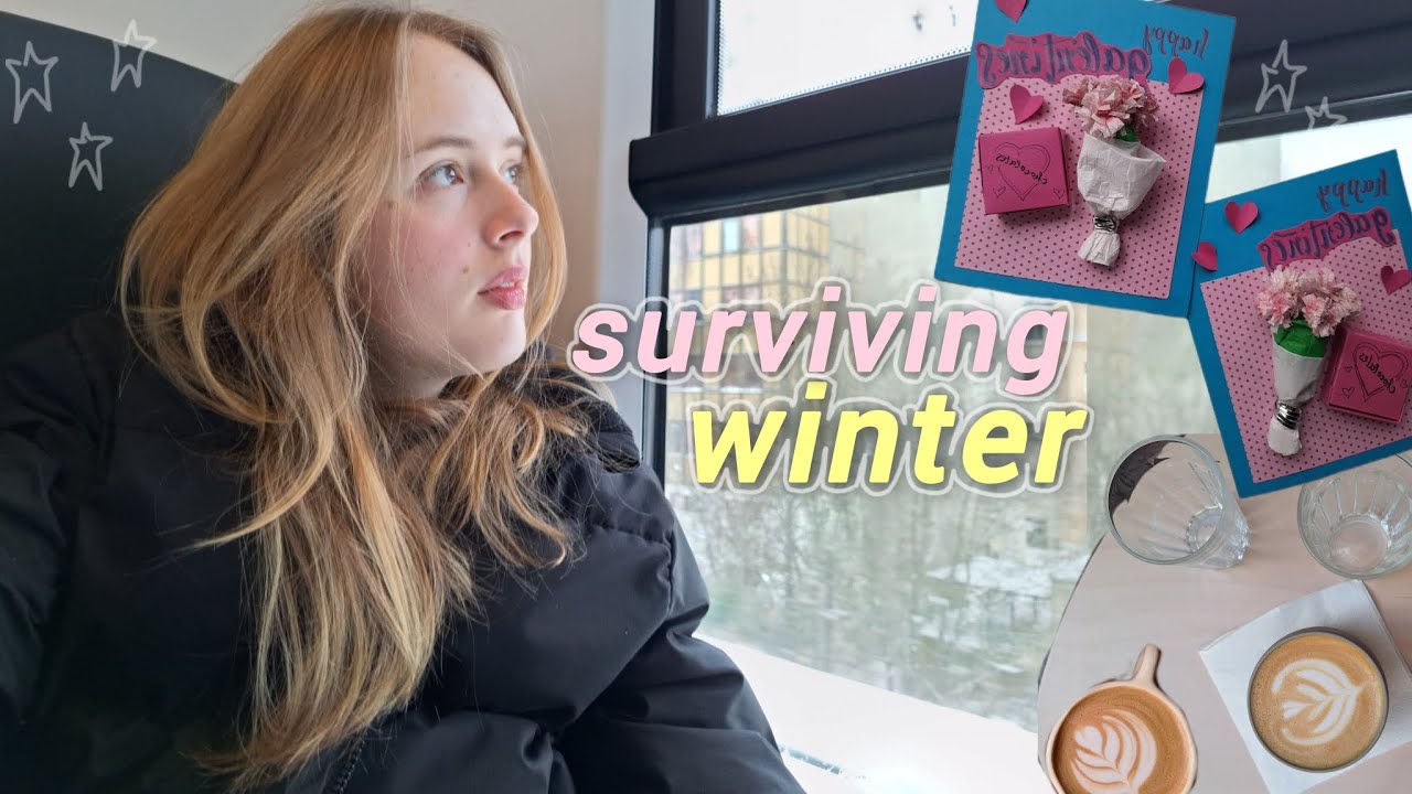 Slow Winter Days ☕ Barista Life, Baking & Cozy DIY Valentine Cards
