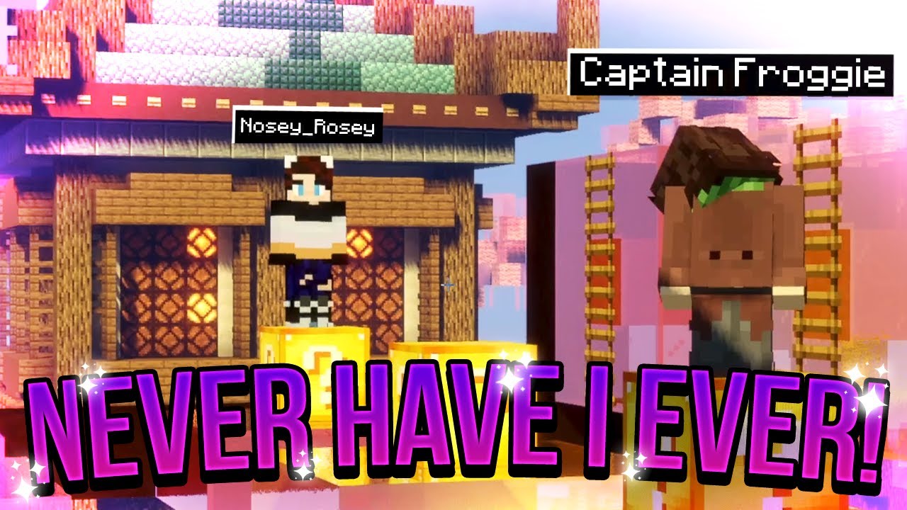 EXPOSED In Minecraft Never Have I Ever For NEVER SEEN STARWARS?!