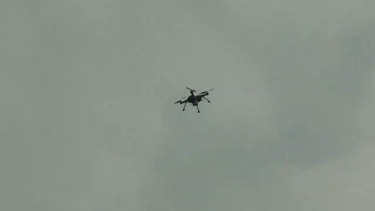 Vision X, the RTK aerial surveying drone  of the University of Moratuwa