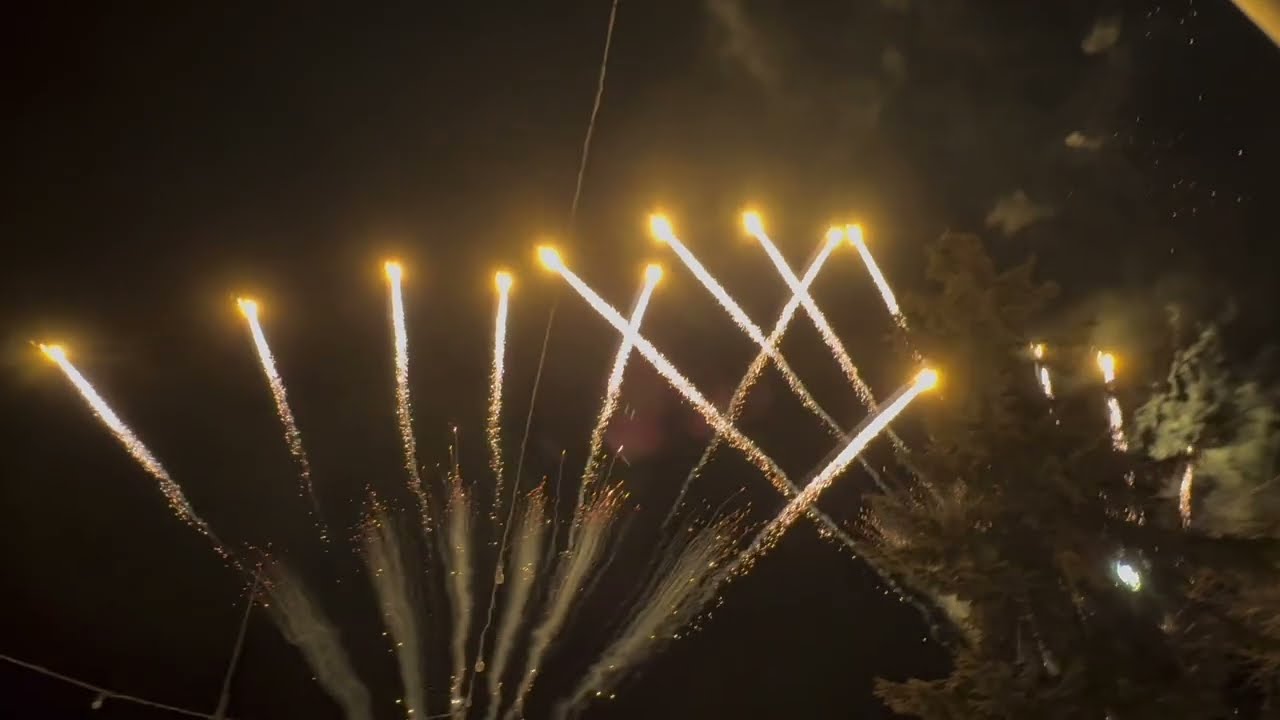 洞爺湖温泉冬花火が凄かった🎇