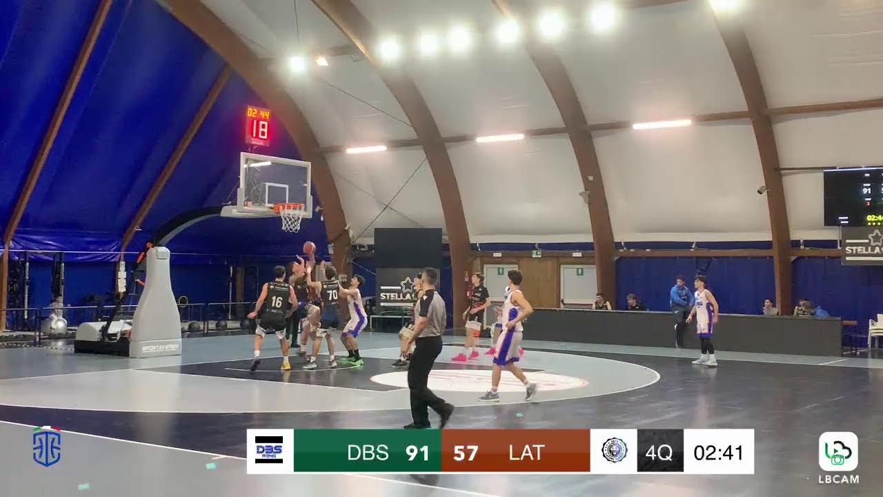 Diretta FIP Lazio - Divisione Reg. 1: DBS Roma vs Latina Basket.