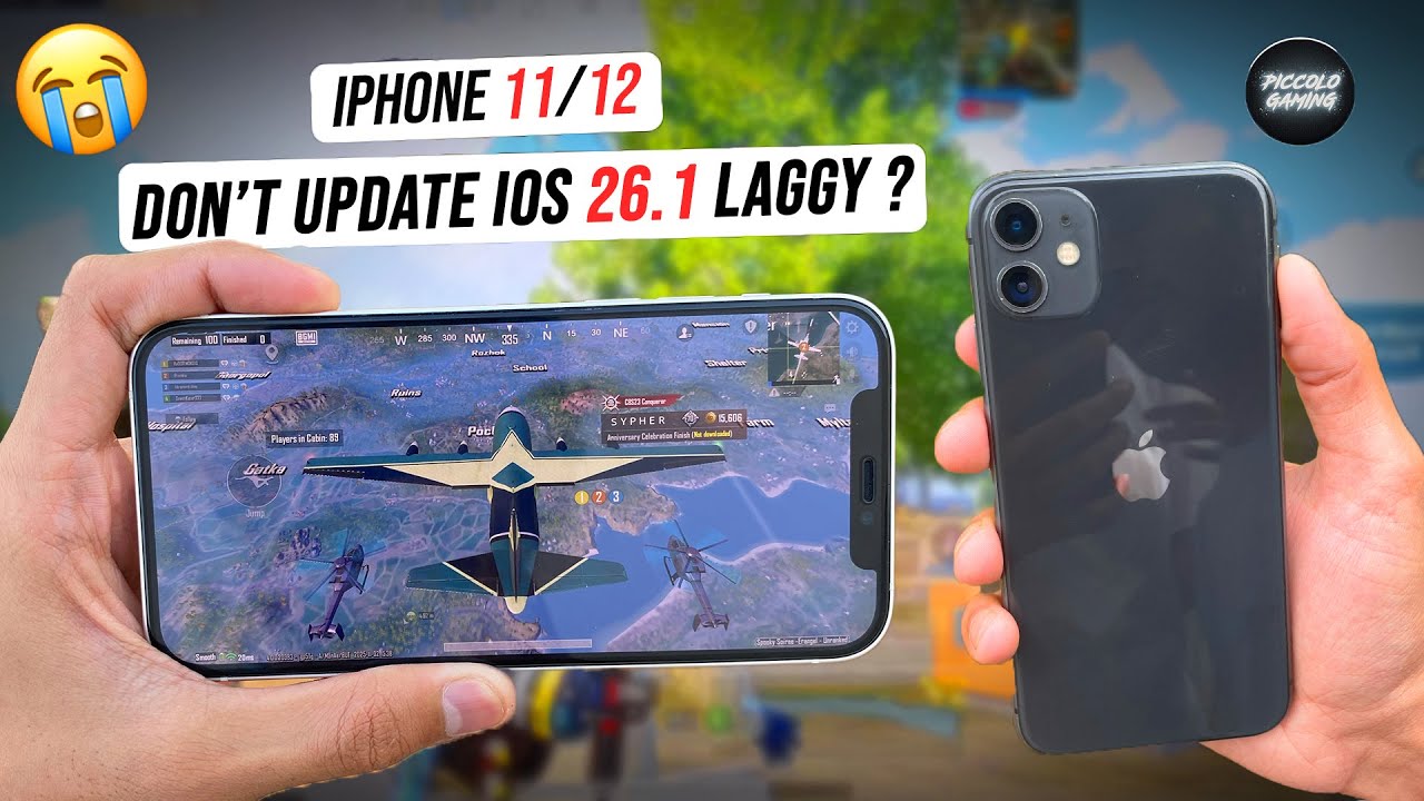 iPhone 11/12 can Smoothly Run bgmi on iOS 26.1? | With FPS Meter lag ?| IOS 26.1, 7days review