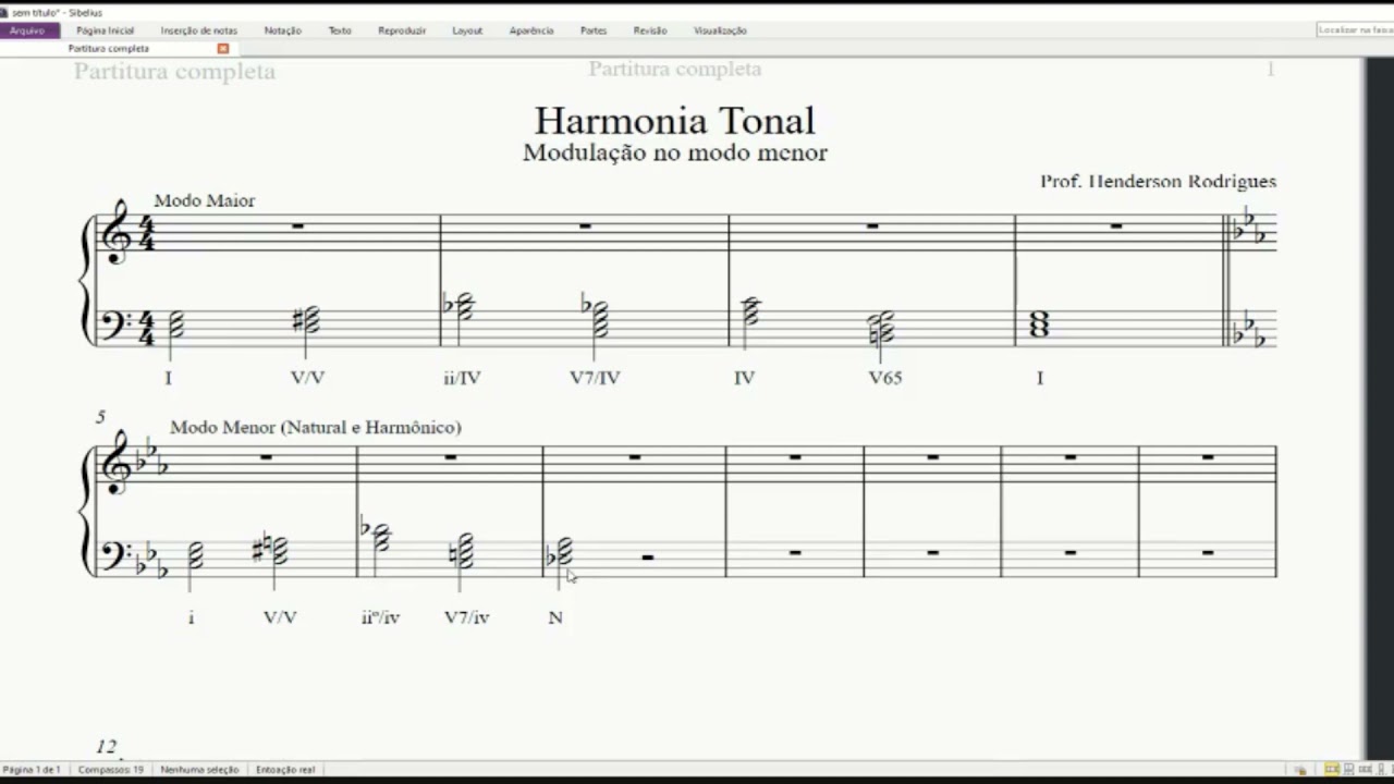 Harmonia Tonal - O acorde Napolitano