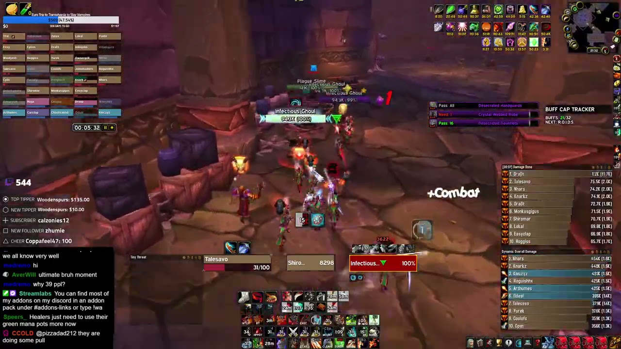 Final Salad Bakers Naxx Speedrun - Warrior POV - 44min:19Secs