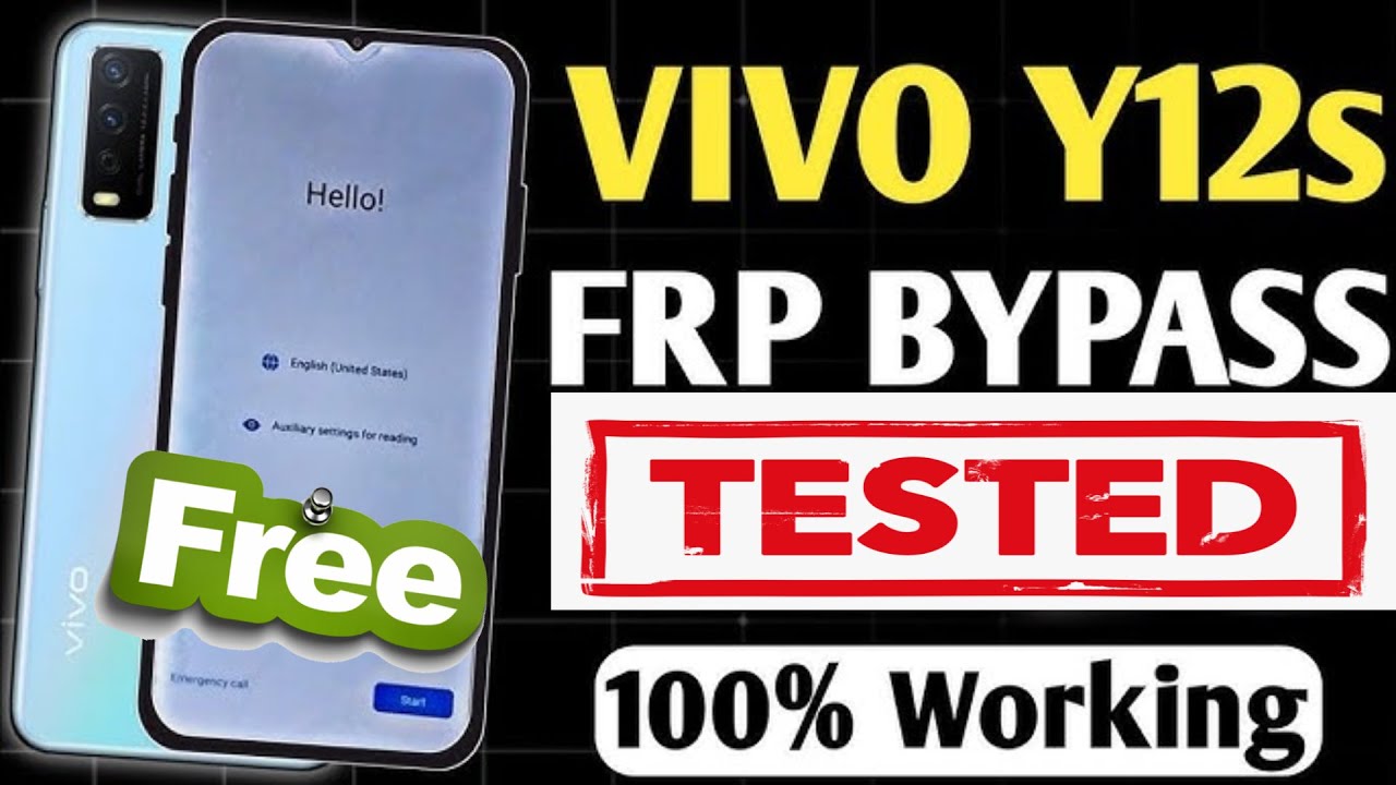 Vivo Y12s FRP Bypass New Security Update 2025 | One Click Free Tool | V2026 Google Account Bypass