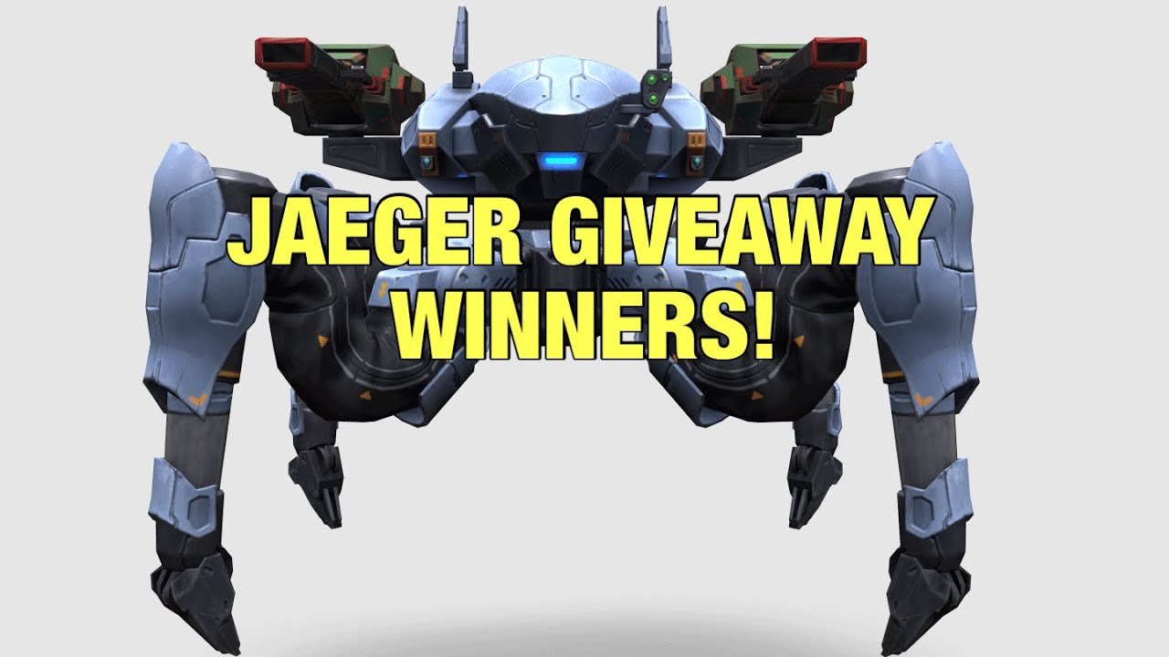 War Robots JAEGER GIVEAWAY WINNERS + 2021 Top Beacon Runner SHELL 