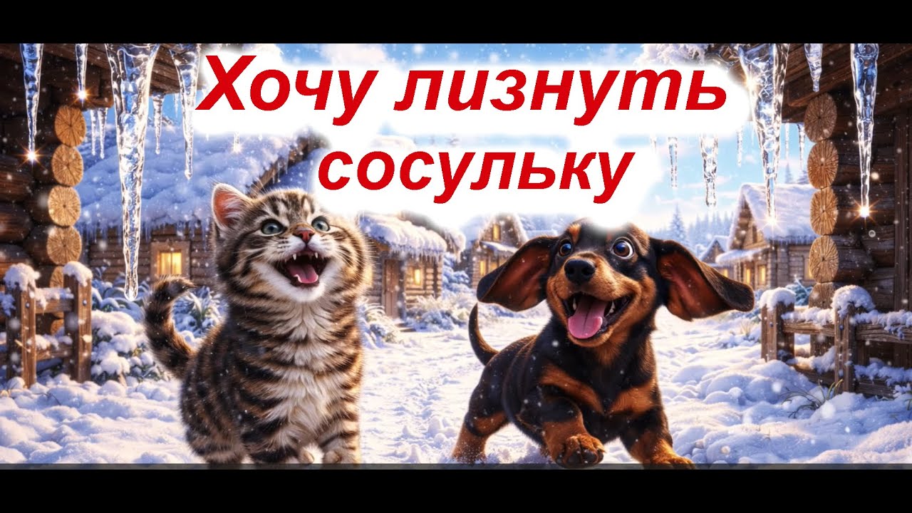 Почемушки про сосульки: почему они растут вниз и можно ли сосульки облизывать + считалка + песня