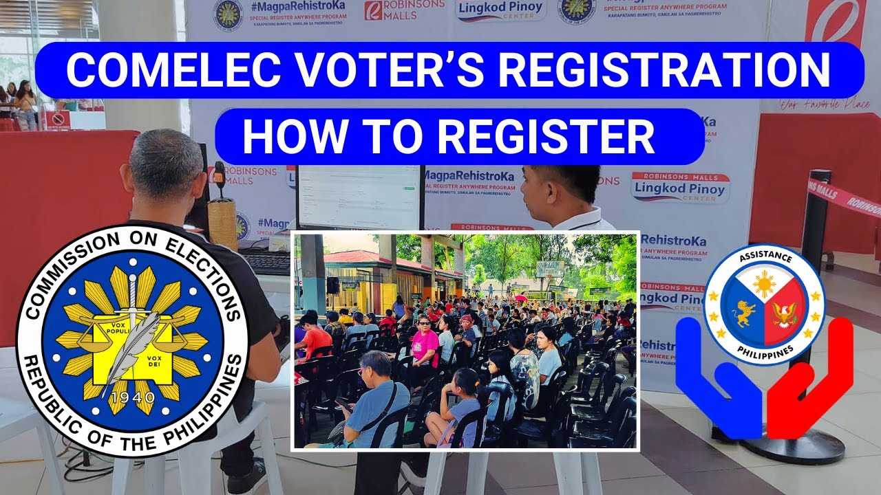 COMELEC Voters Registration Process | Application Form for Filipino Voters Philippine Elections