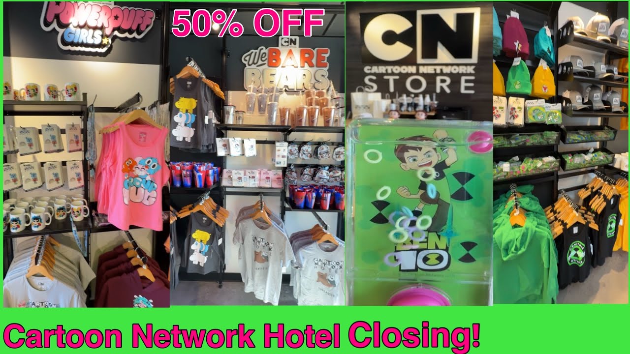 Отель Cartoon Network закрывается! Скидка 50% на всё: сувениры, товары, сувениры, встреча с Butte...