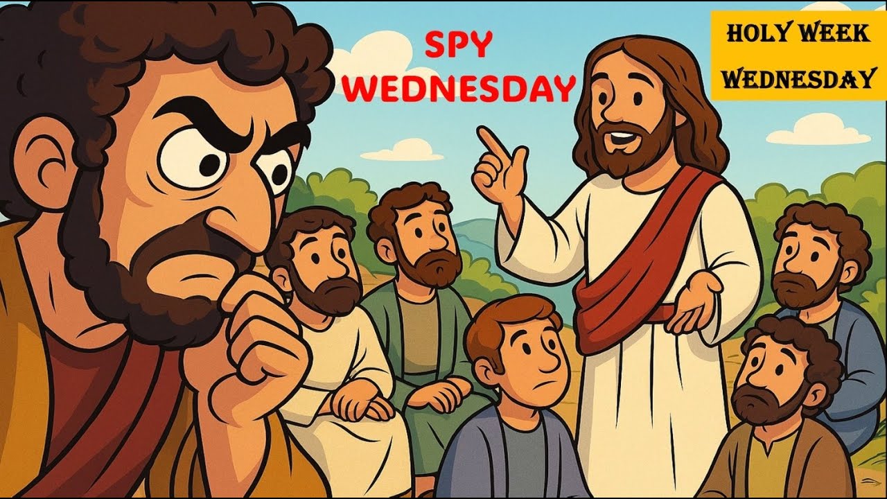 🕊️ Spy Wednesday - Betrayal of Jesus  | Holy Wednesday | Holy Week Bible Lesson for Children 🙏