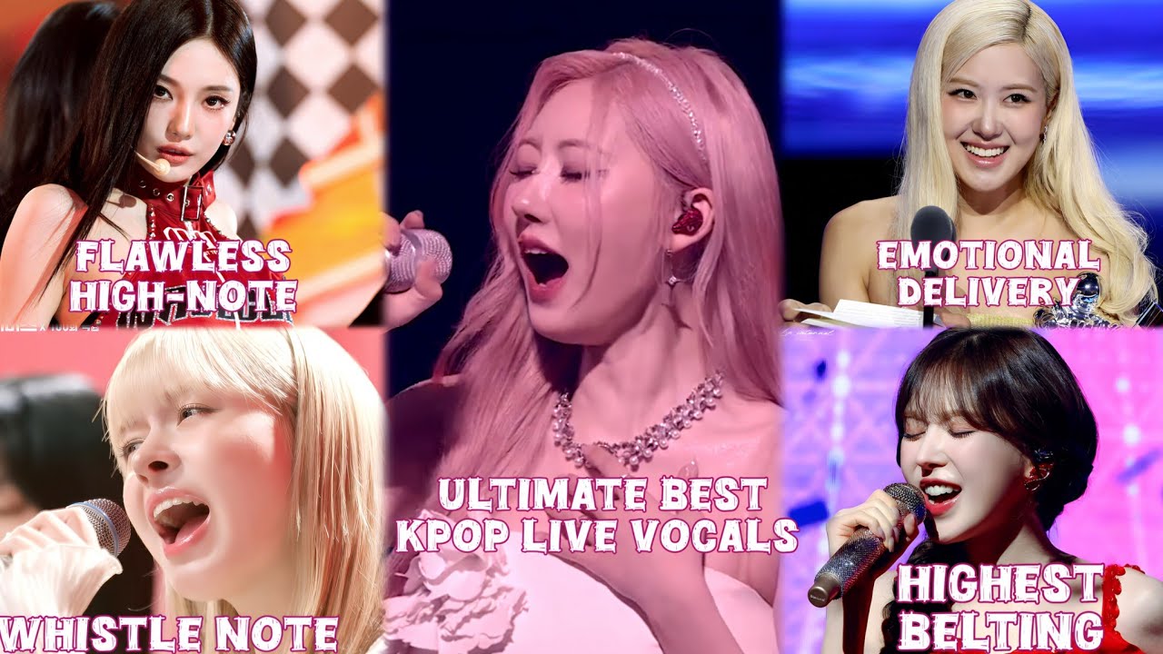 K-POP IDOLS ULTIMATE BEST LIVE VOCALS COMPILATION
