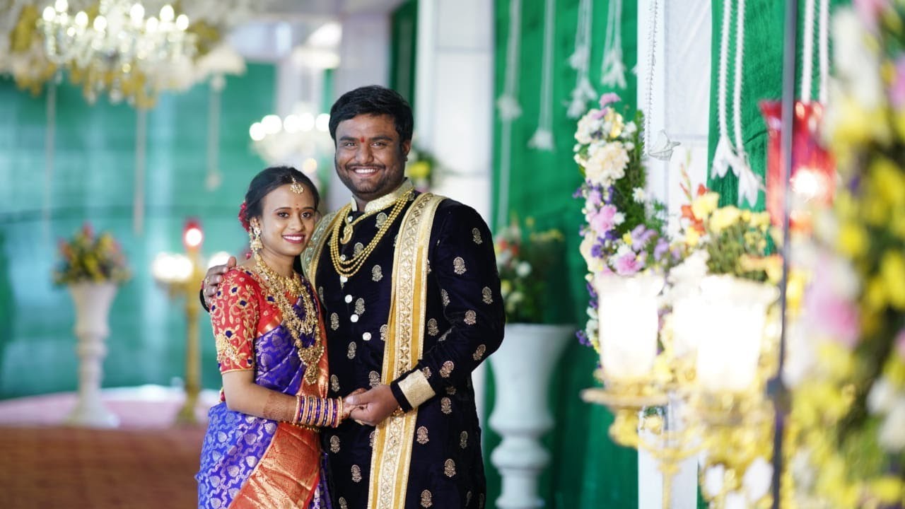 BURRA'S WEDDING INVITATION [ Chi. Sow. Harshitha WEDS Chi. Akshay Goud ]