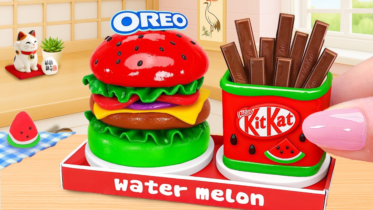 Mini Rainbow Chocolate Kitkat Cake 🍫 チョコレートボールミニケーキのレシピ 🌈 Tiny Joy Japan