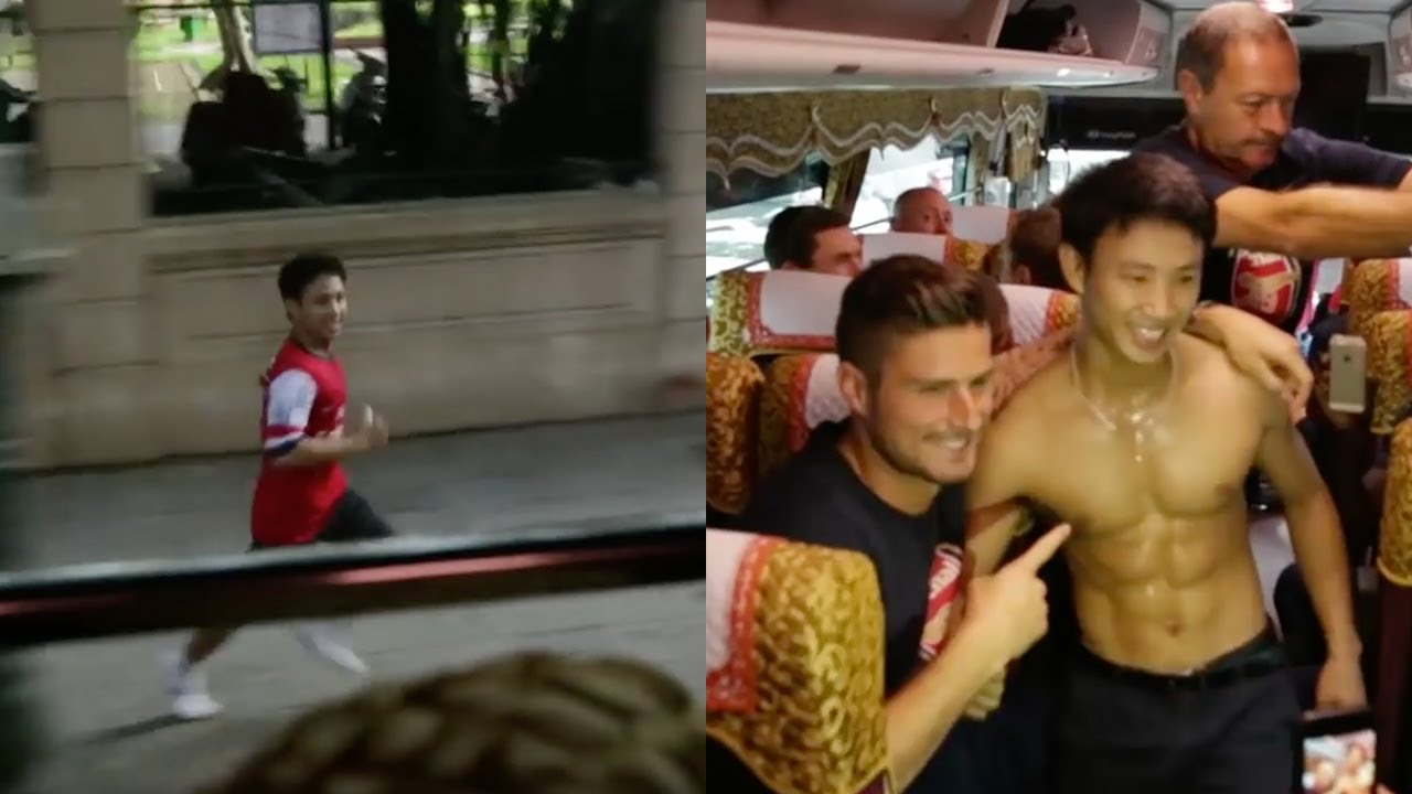 The Running Man - Arsenal Tour 2013