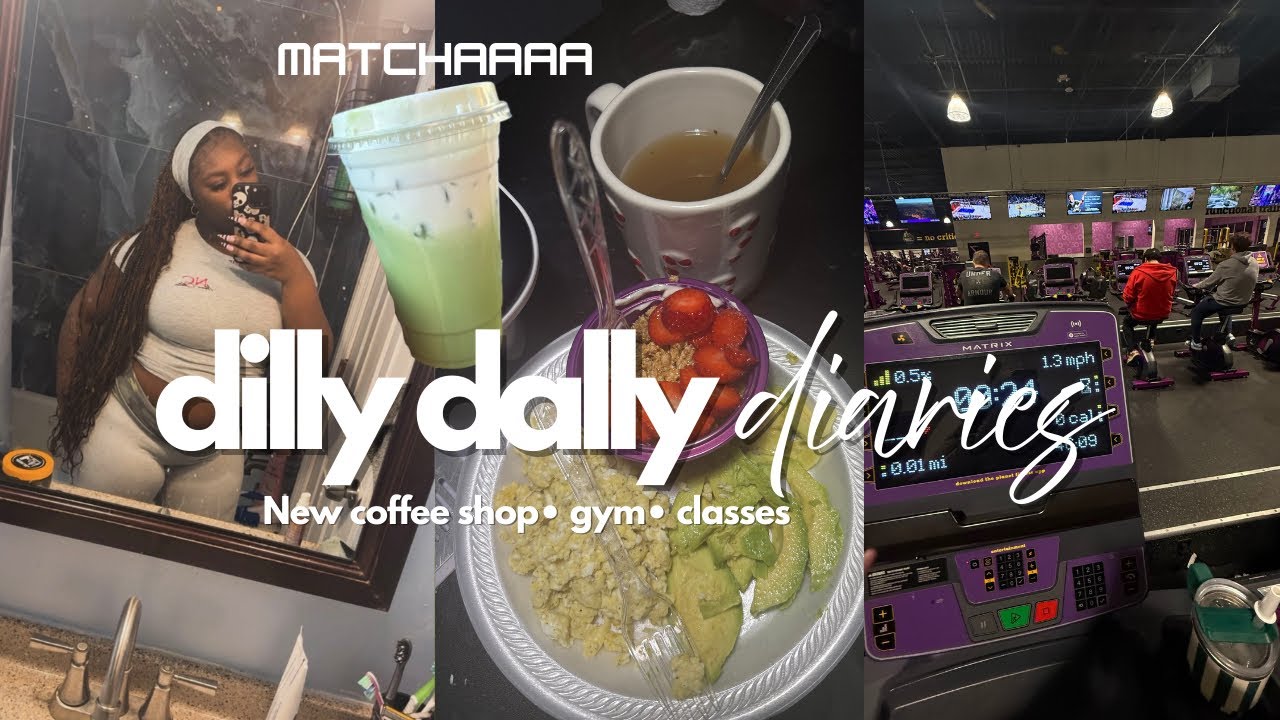 Chill vlog| Classes, gym , new matcha place etc.
