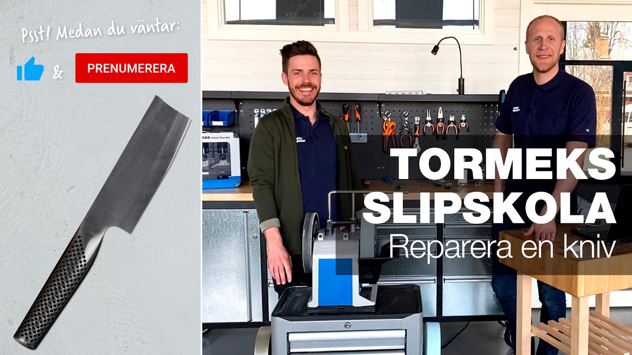 Reparera en skadad kniv | Del 15 | Tormeks slipskola live
