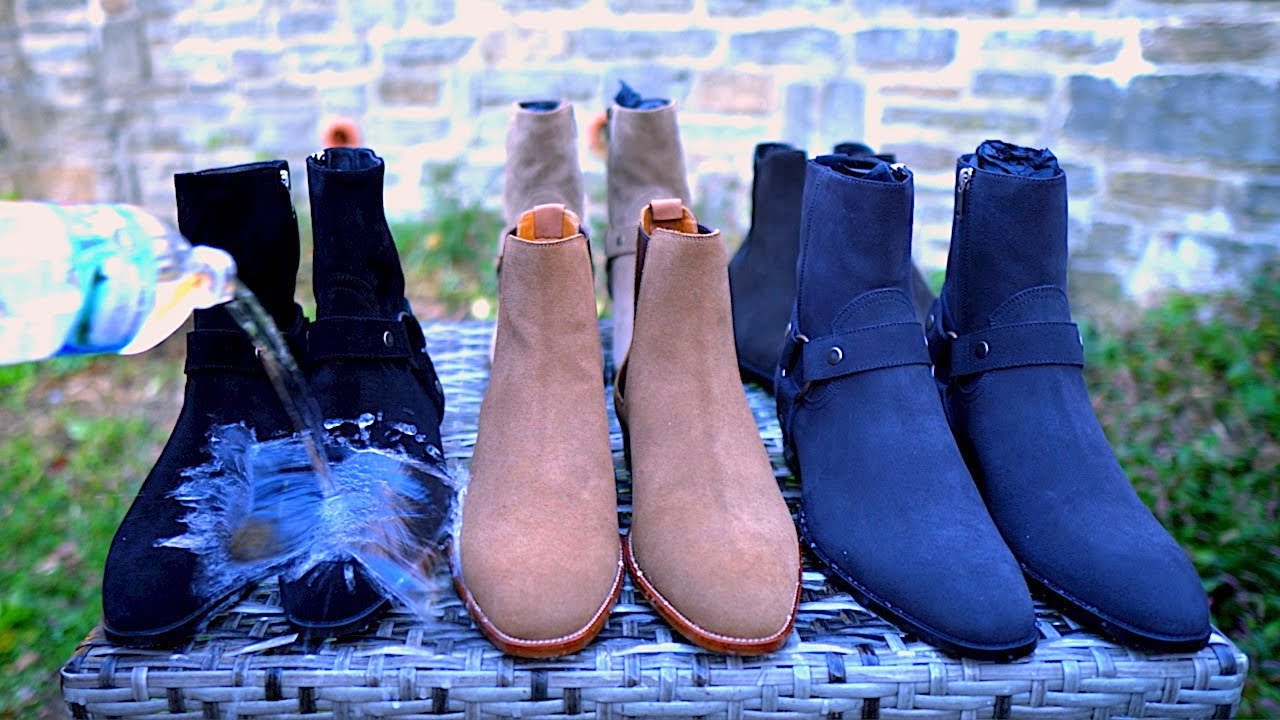 Best Way To Waterproof Any Suede Boots or Any Suede Garment (Saint Laurent Wyatts)