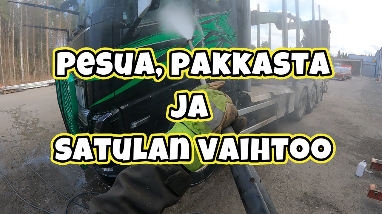Pesua, pakkasta ja satulanvaihtoo