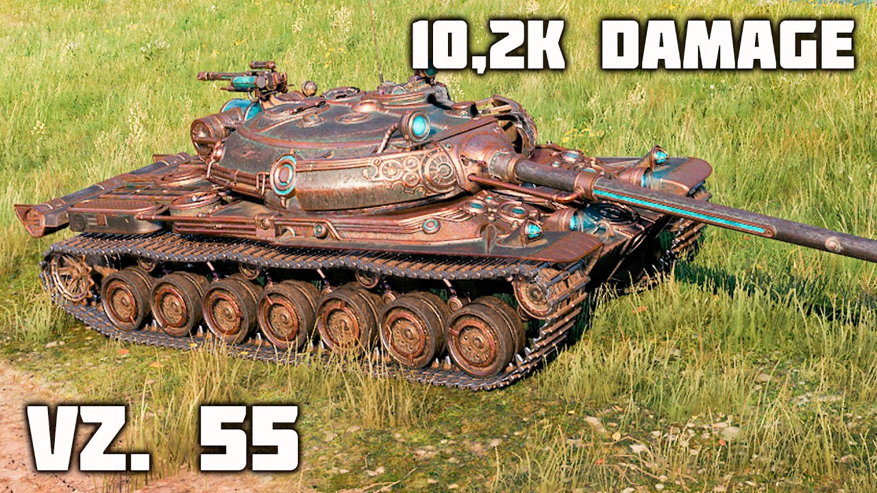 Vz. 55 WoT – 2Kills, 10,2K Damage