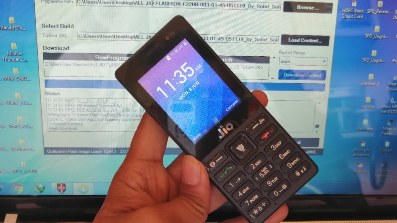 Jio f120b latest flash & boot key