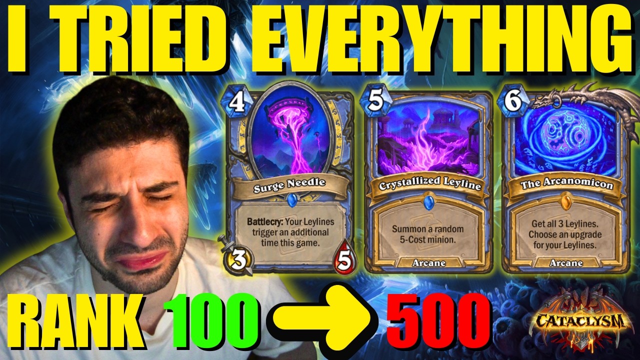Я протестировал ВСЕ варианты Лей-мага в Топ-100 | Hearthstone Cataclysm