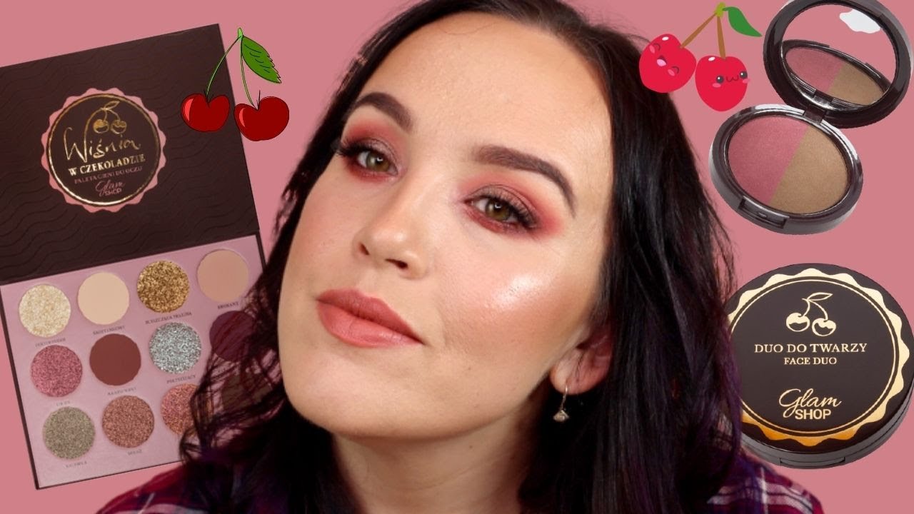 💄Makijaż z Wiśnia w Czekoladzie Glam Shop, co tu się zadziało??🧐