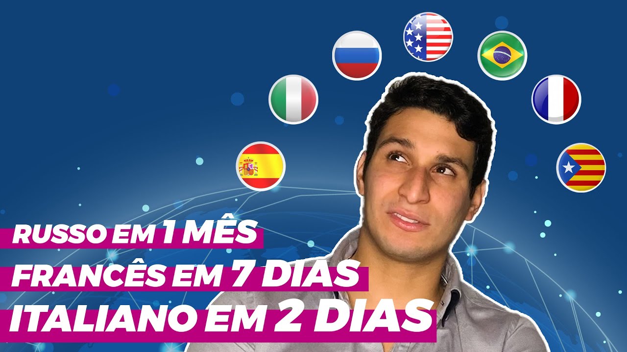 Como me tornei fluente em 7 Idiomas aos 22 anos