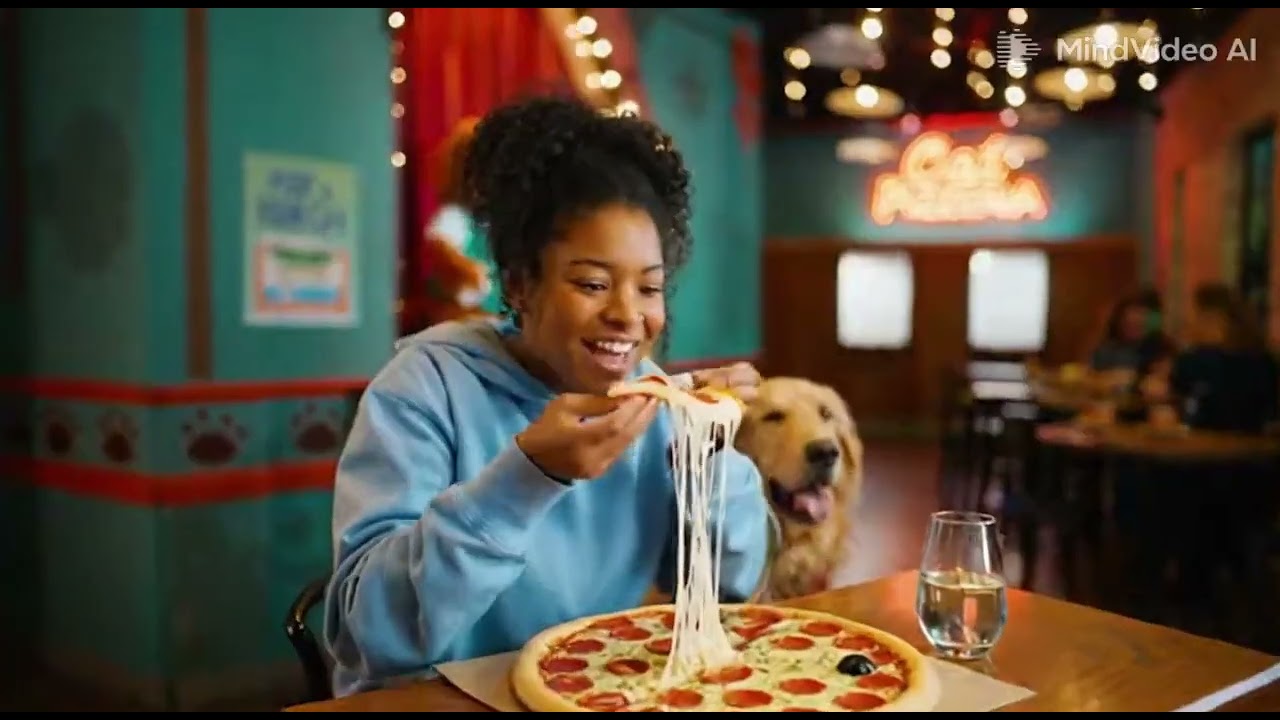 Cat pizzeria commercial