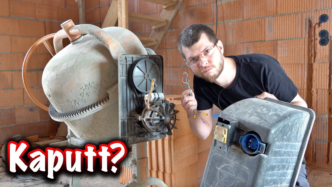 Betonmischer reparieren! ElektroM