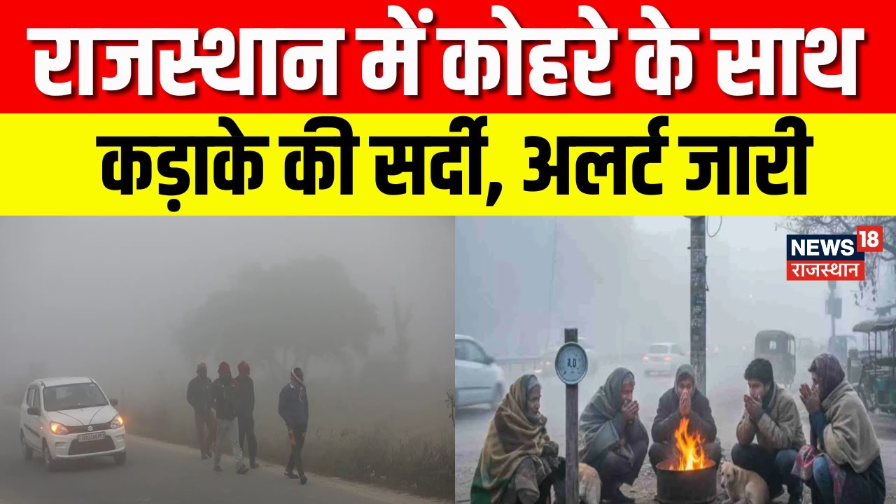 Rajasthan Weather News: राजस्थान में कड़ाके की सर्दी | Cold Wave Alert | Cold Wave |Weather Update
