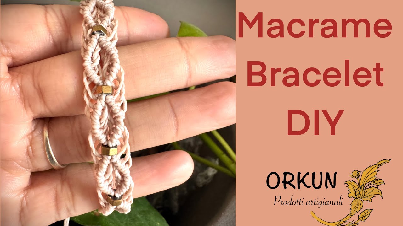 Full Video Macrame Bracelet #diy #macrame #tutorial #handmade