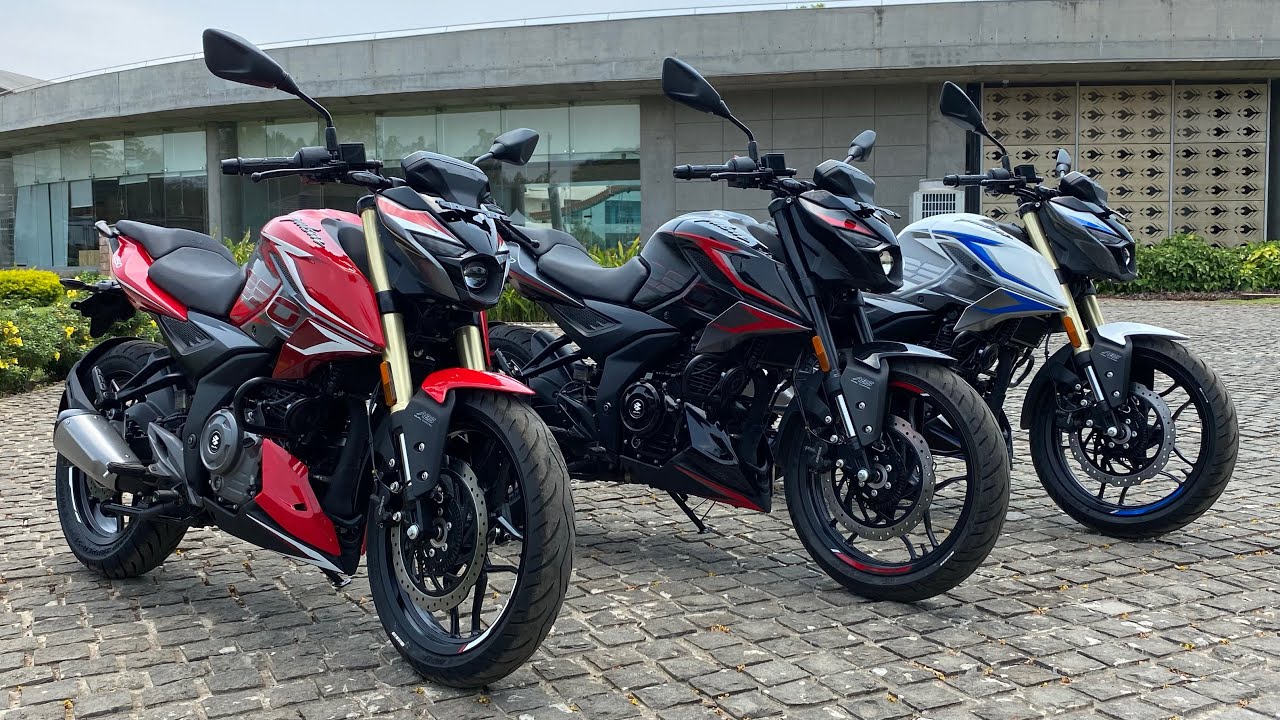 Bajaj Pulsar N250 Red, Black And White Colour Options 😍❤️&zwj;🔥