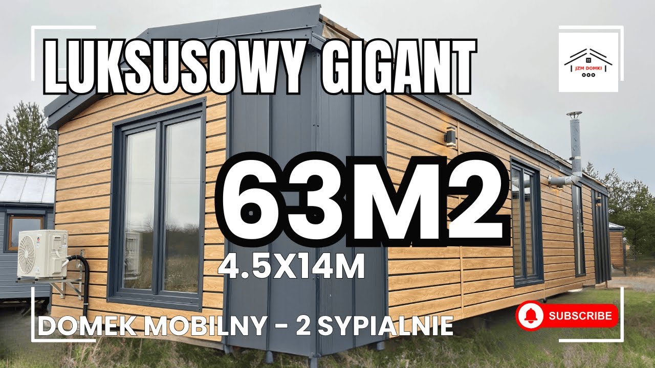 Nr. 30 Jeden z Największych - 63m2 Domek Mobilny Pegasus Plus  – Luksus na Najwyższym Poziomie
