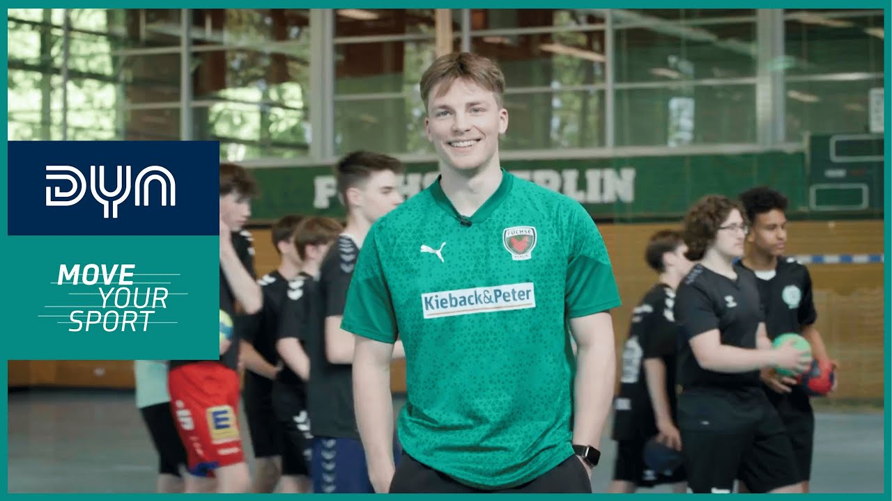 Handball: Nils Lichtlein besucht Jugendteam in F&uuml;chse Town -Dyn Move Your Sport - Dyn Sports