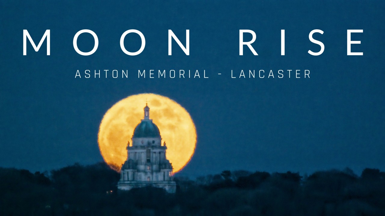 Moon Rise over Lancaster Ashton Memorial