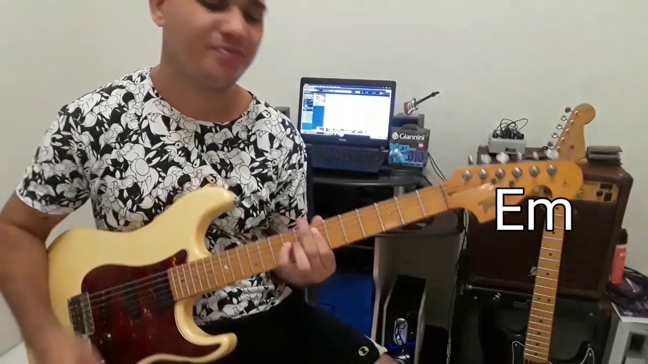 Forró Na guitarra - Te amo ( Carrie ) Drives e solo TAB - Calcinha Preta by Lu Carlos