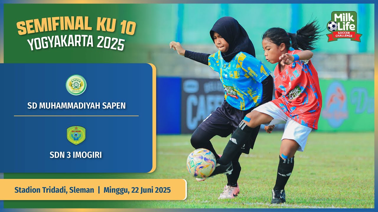 Pertandingan Semifinal KU 10 SD Muhammadiyah Sapen vs SDN 3 Imogiri Kota Yogyakarta