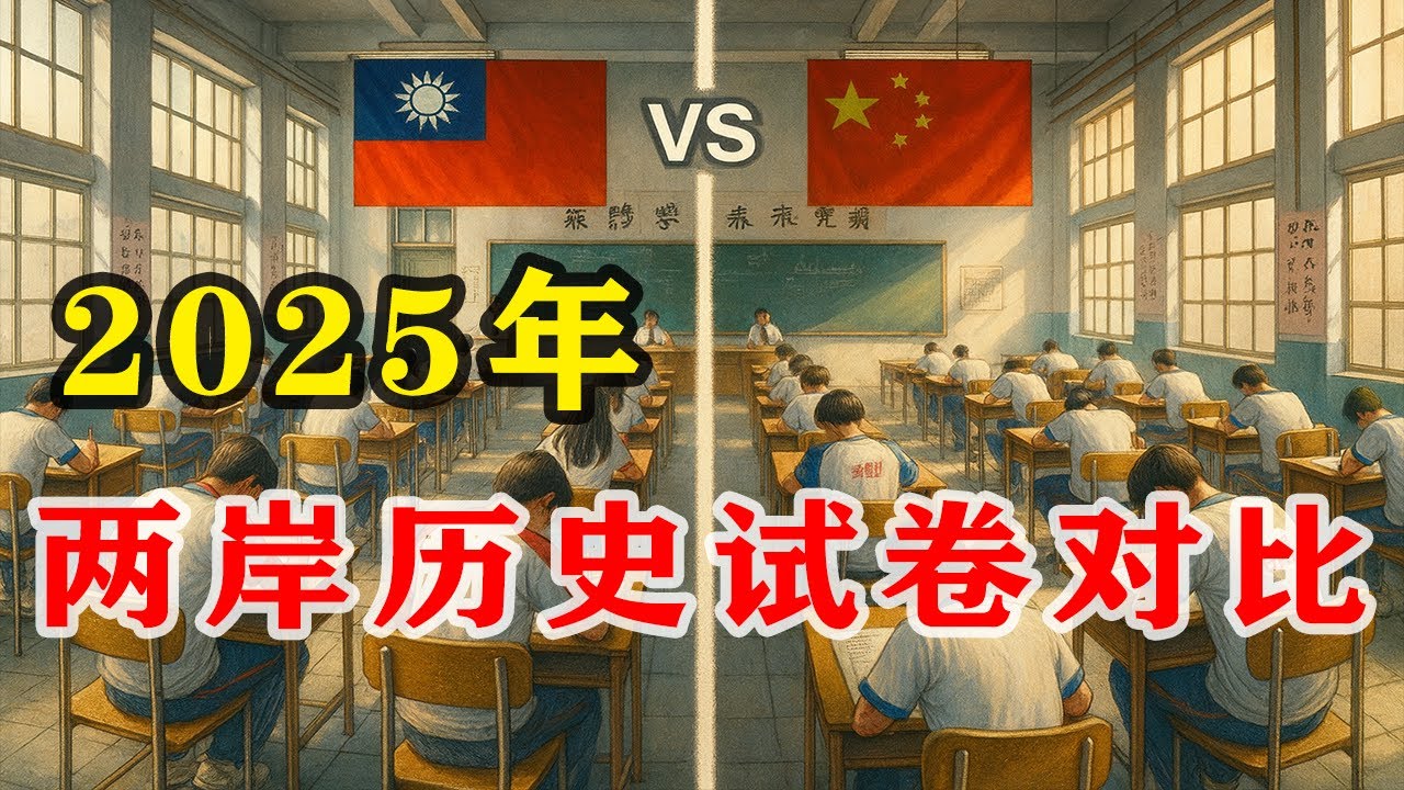 【陆台考试对比&bull;历史卷】2025年台湾、大陆大学入学考试历史卷对比 | 各自特点、优点？