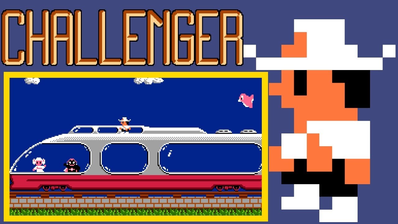 Challenger (FC · Famicom) video game | 36-scene (9 rounds) session 🎮